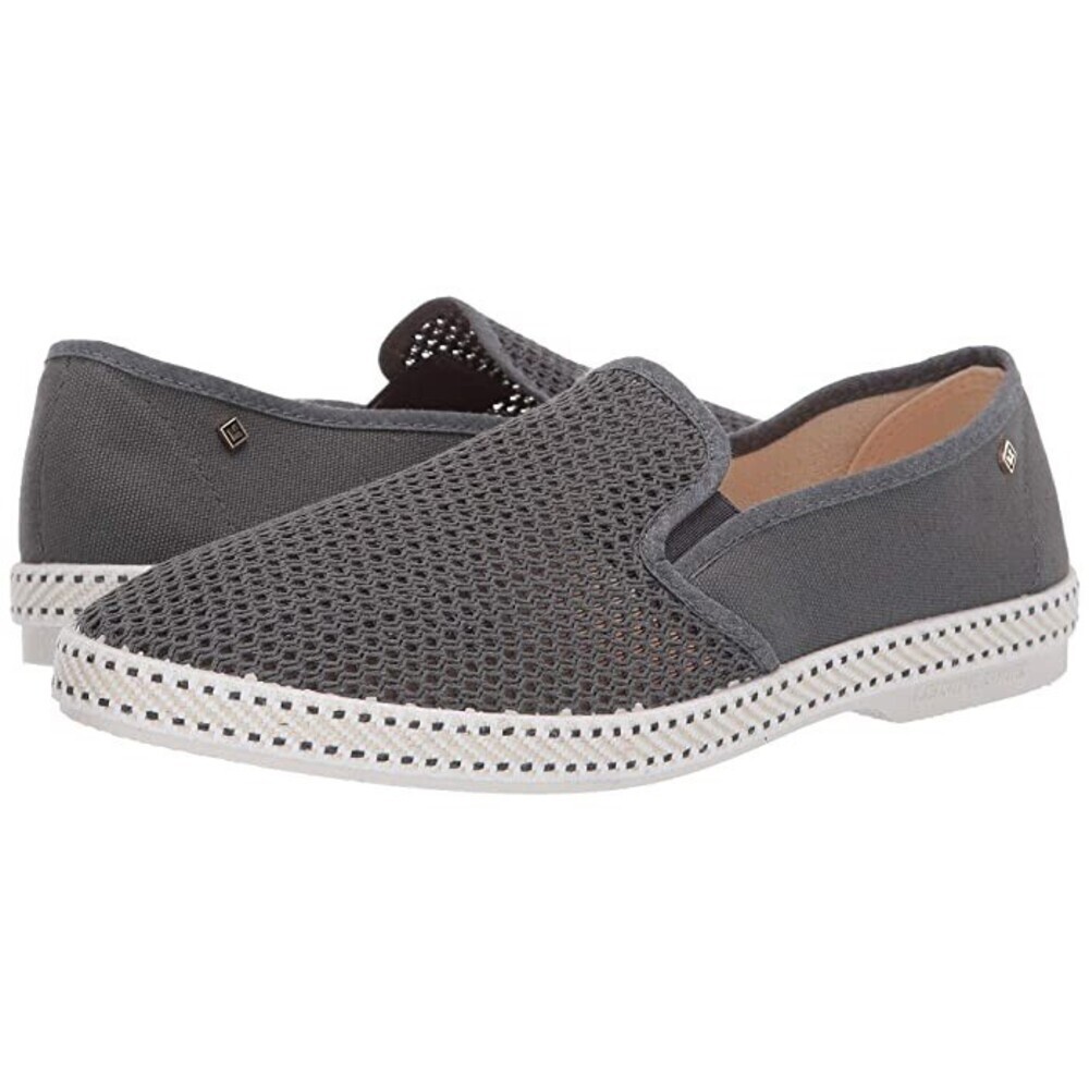 Rivieras Classic Sneakers Women's US 6.5 Anthracite Canvas Comfort Shoes JOBB488